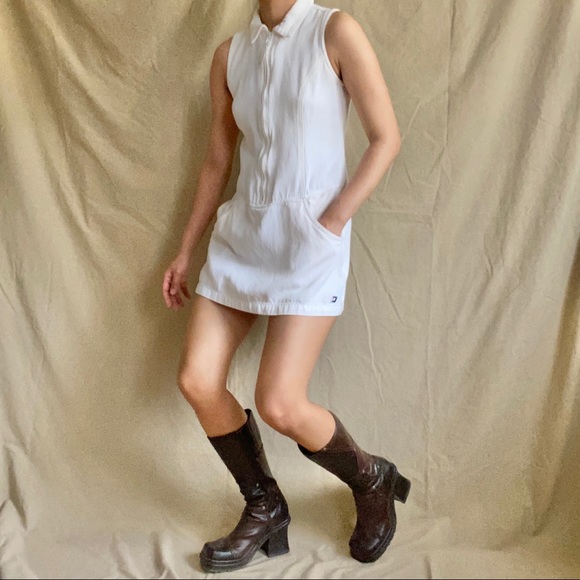 🚫SOLD🚫 Vintage DKNY White Tennis Dress 🎾 - Picture 1 of 4